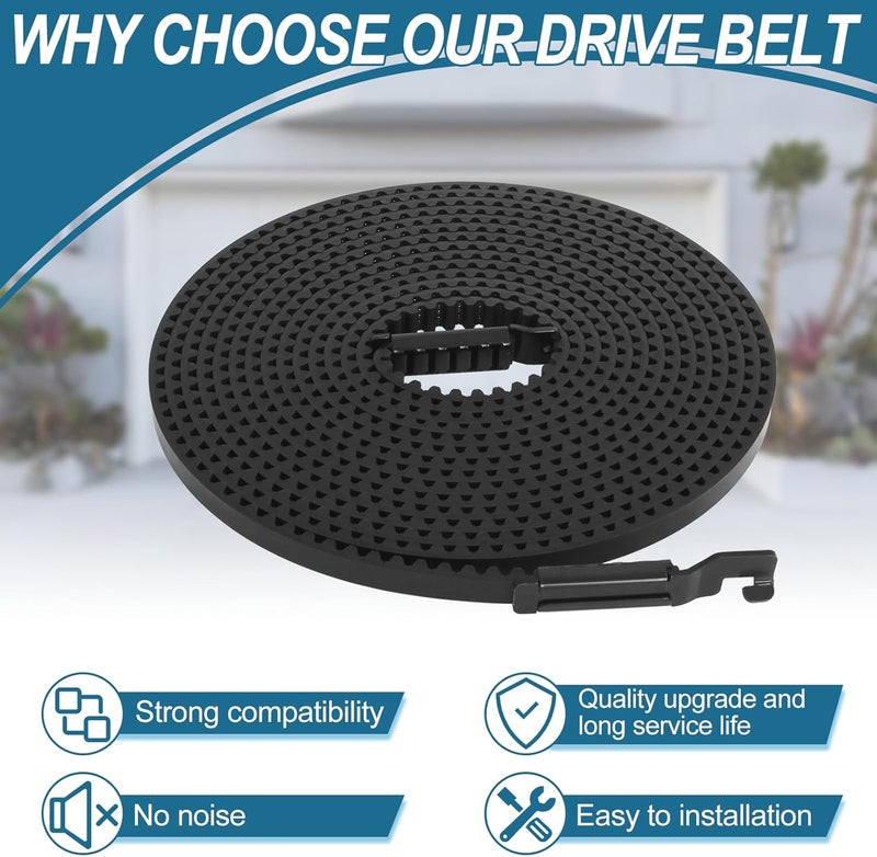 Ketofa 41A5250 Drive Belt, 41AB050-2 for 7ft High Garage Door, 237'' 041A5250 Belt Compatible with Chamberlain/Craftsman/LiftMaster/Sentex/Whisper Garage Door Opener - Image 5